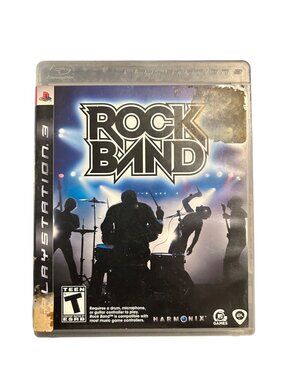 Rock Band For PlayStation 3 Harmonix Pre-Owned Complete Game Disc Case & Manual
